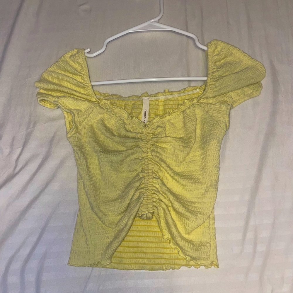 Yellow top size small